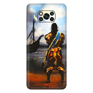 POCO Phone Skins (All Models) - Heavenly God Figure - 3D Embossed Finish (L-34) Poco X3 PRO