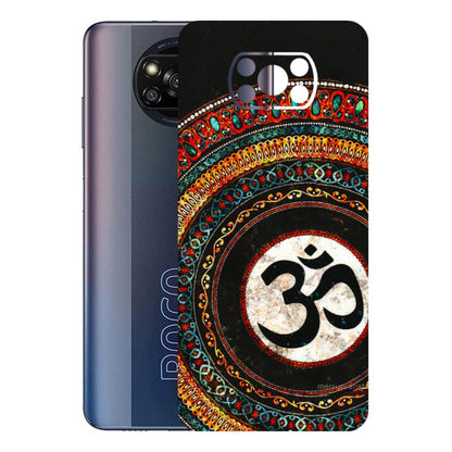POCO Phone Skins (All Models) - Aum Chant Abstract - 3D Embossed Finish (L-42) Poco X3 PRO