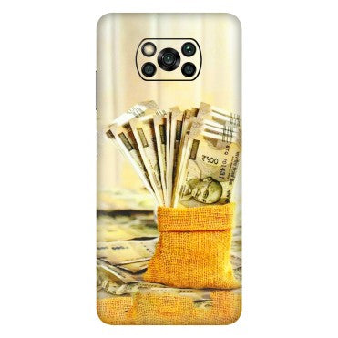 POCO Phone Skins (All Models) - Show Me The Money - 3D Embossed Finish (L-52) Poco X3 PRO