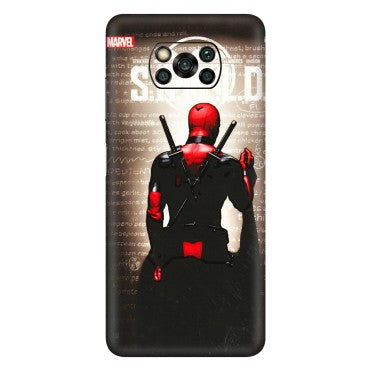 POCO Phone Skins (All Models) - Deadpool - 3D Embossed Finish (L-56) Poco X3 PRO
