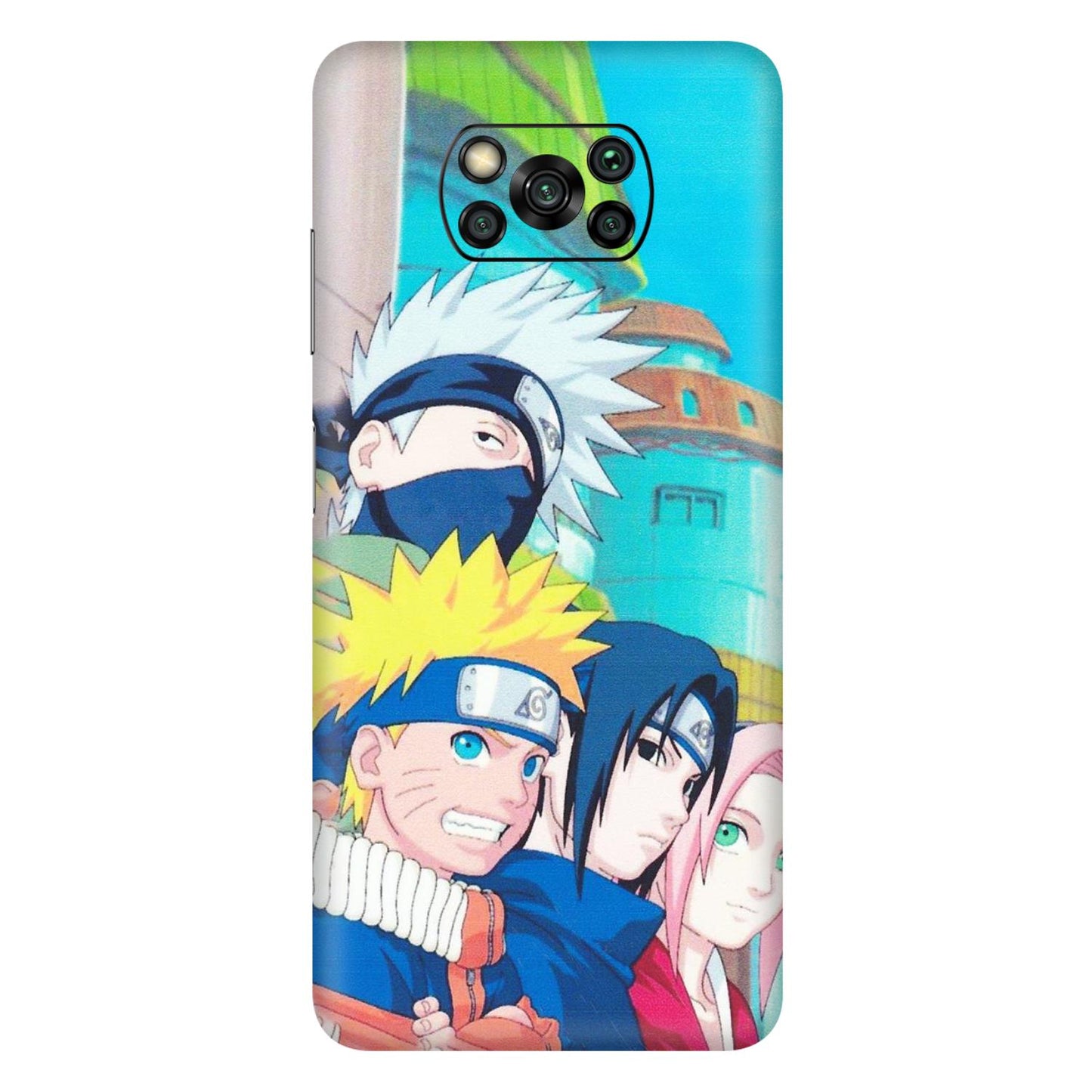 POCO Phone Skins (All Models) - Team Minato And Kakashi - Matte Finish (M-101) Poco X3 PRO