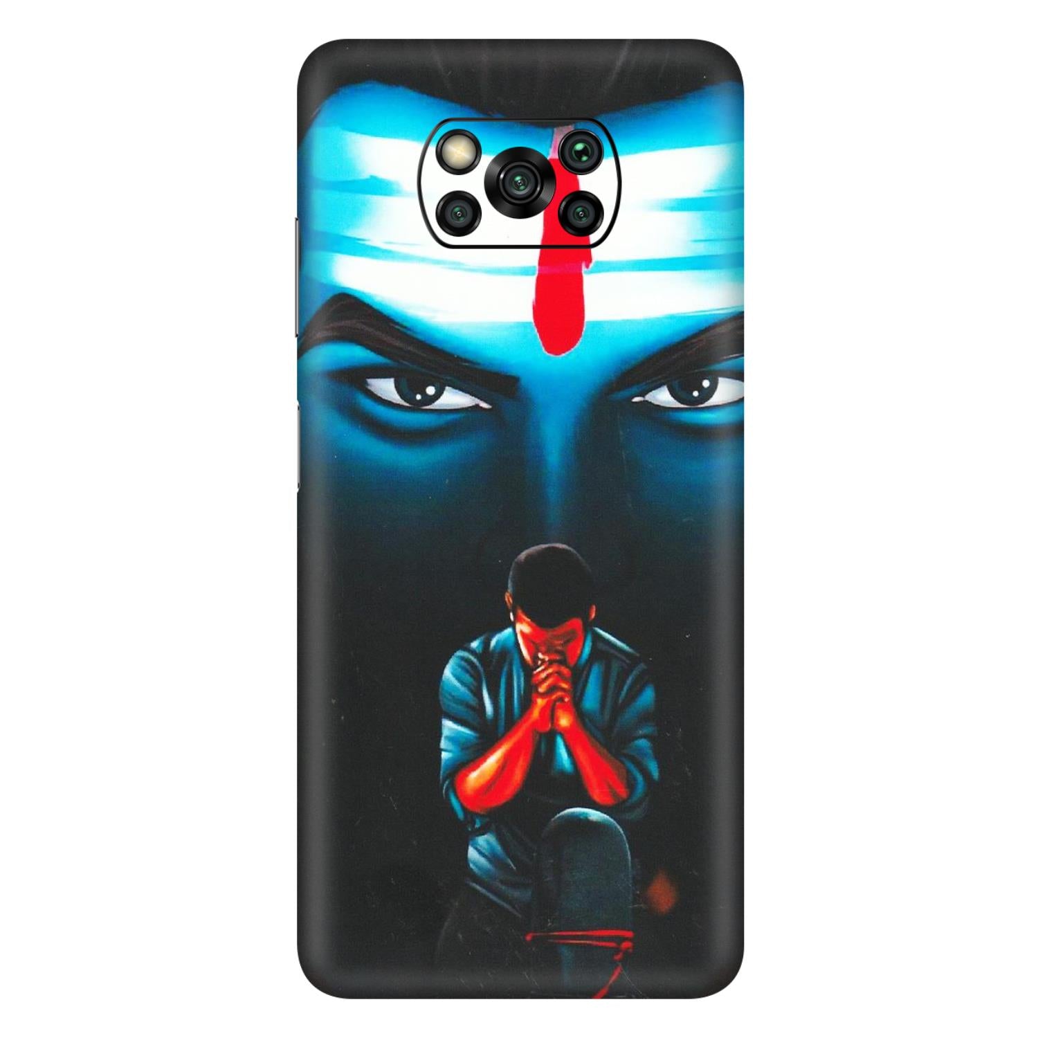 POCO Phone Skins (All Models) - Mahakal Bhakt - Matte Finish (M-112) Poco X3 PRO