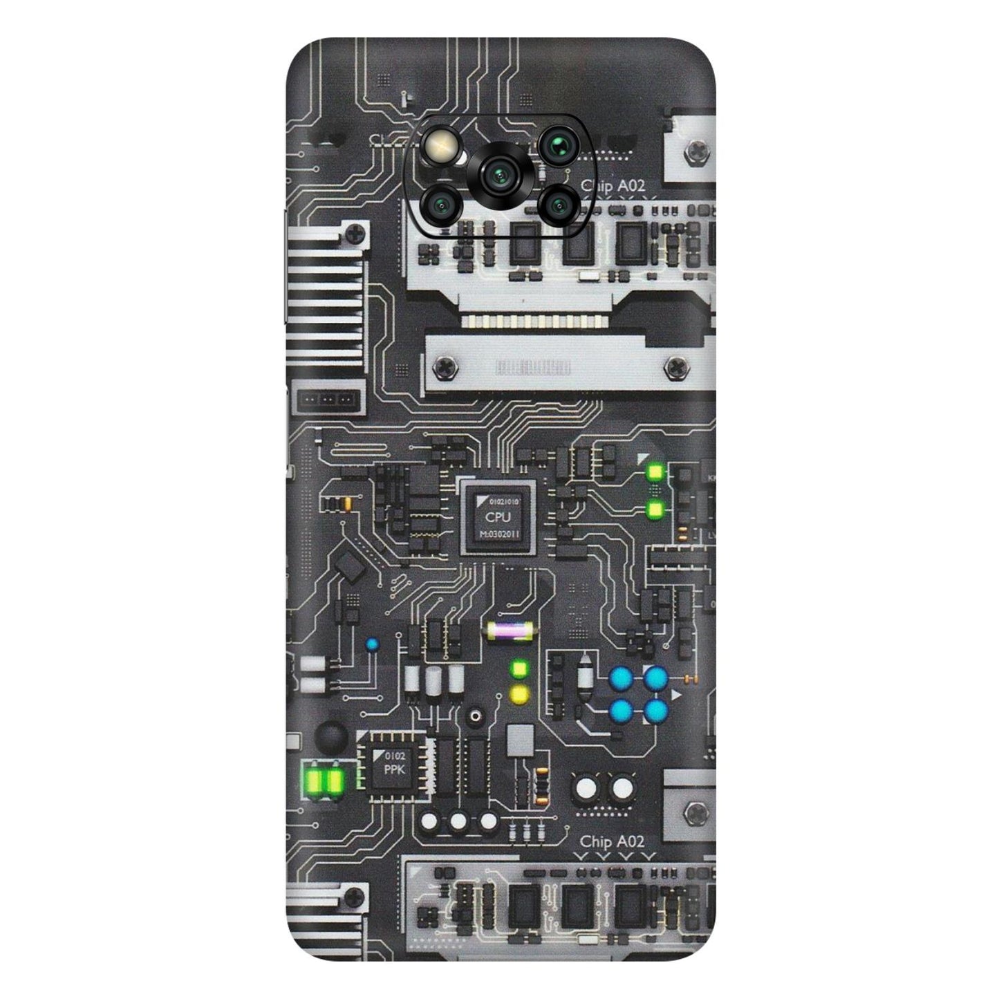 POCO Phone Skins (All Models) - Motherboard Internals - Matte Finish (M-135) Poco X3 PRO