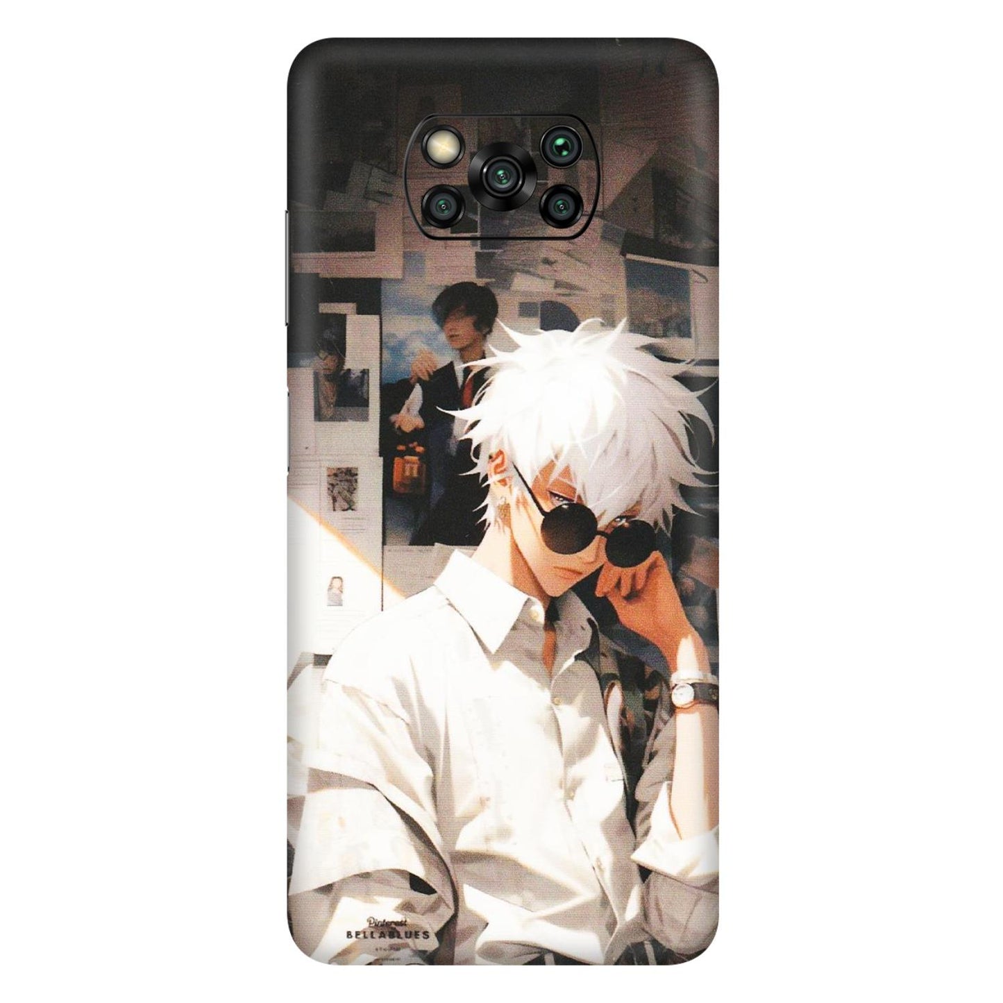 POCO Phone Skins (All Models) - Gojo Satoru Jujustu Kaisen Anime - Matte Finish (M-156) Poco X3 PRO