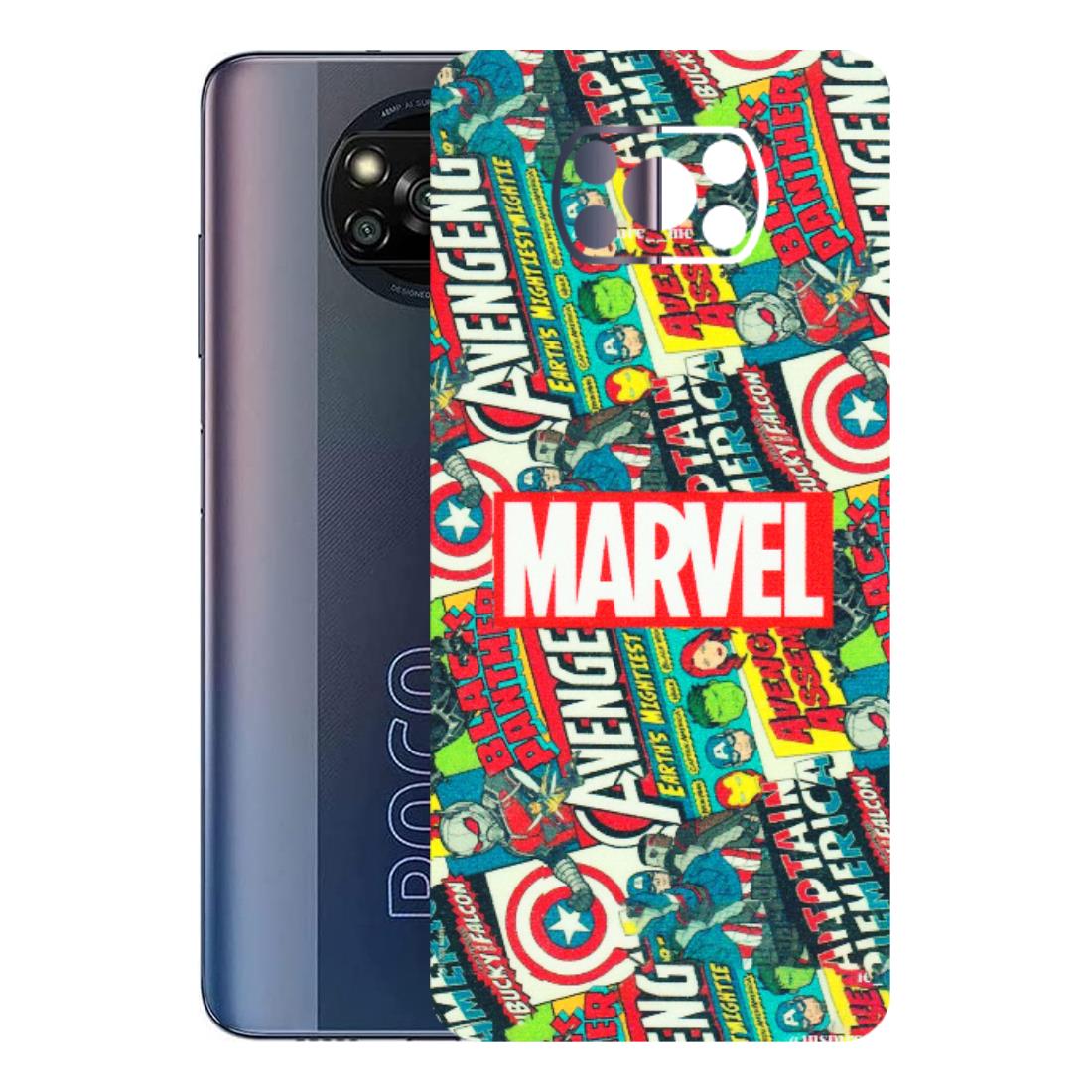 POCO Phone Skins (All Models) - Marvel Comic Lover - Matte Finish (M-30) Poco X3 PRO