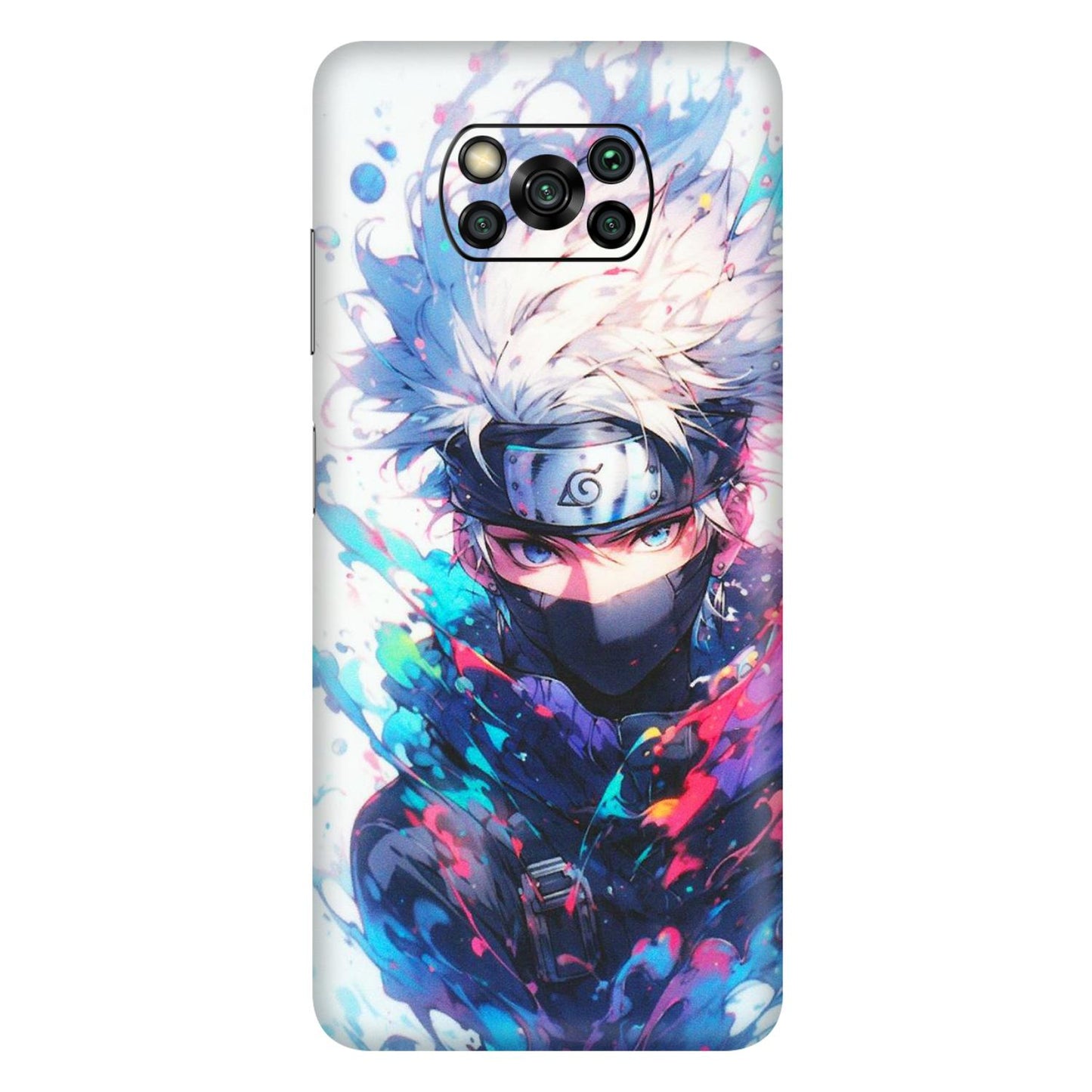 POCO Phone Skins (All Models) - Naruto Face Mask - Matte Finish (M-03) Poco X3 PRO