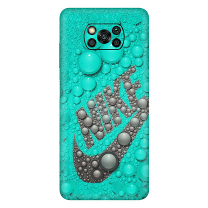 POCO Phone Skins (All Models) - Shoe Brand Bubbles - Matte Finish (M-42) Poco X3 PRO