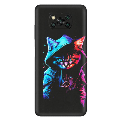 POCO Phone Skins (All Models) - Cyberpunk Cat - Matte Finish (M-45) Poco X3 PRO