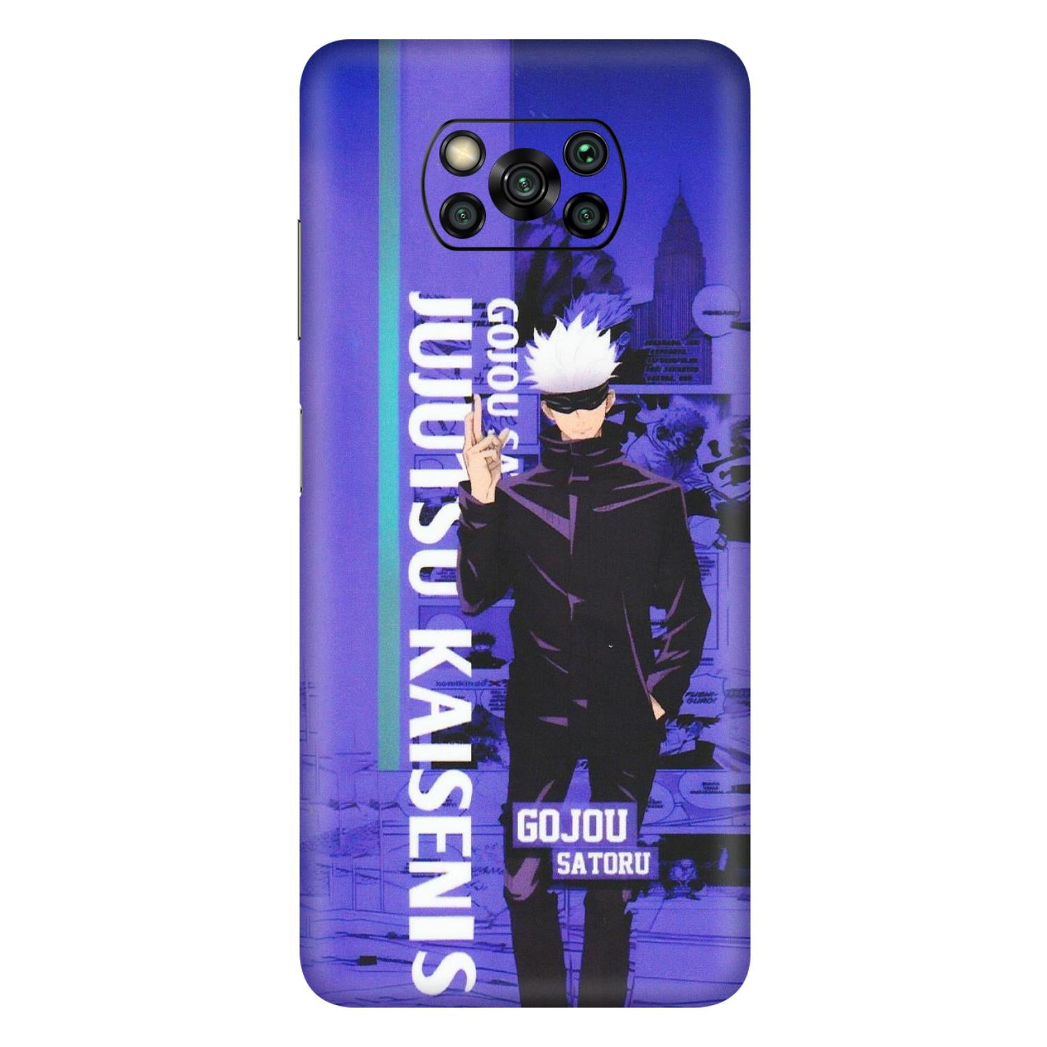 POCO Phone Skins (All Models) - Jujutsu Kaisen Gojo - Matte Finish (M-05) Poco X3 PRO