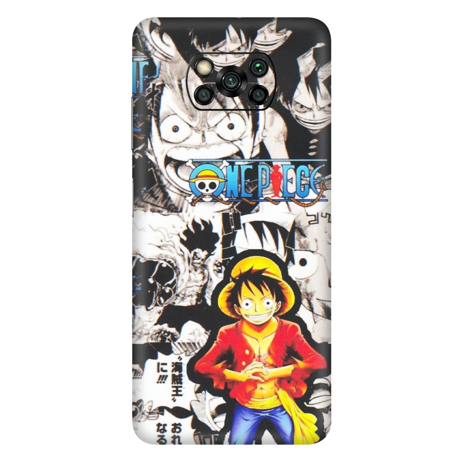 POCO Phone Skins (All Models) - One Piece B&W - Matte Finish (M-63) Poco X3 PRO