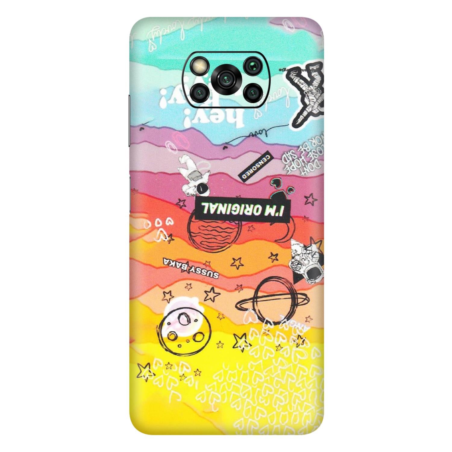 POCO Phone Skins (All Models) - The Original Astronaut - Matte Finish (M-79) Poco X3 PRO