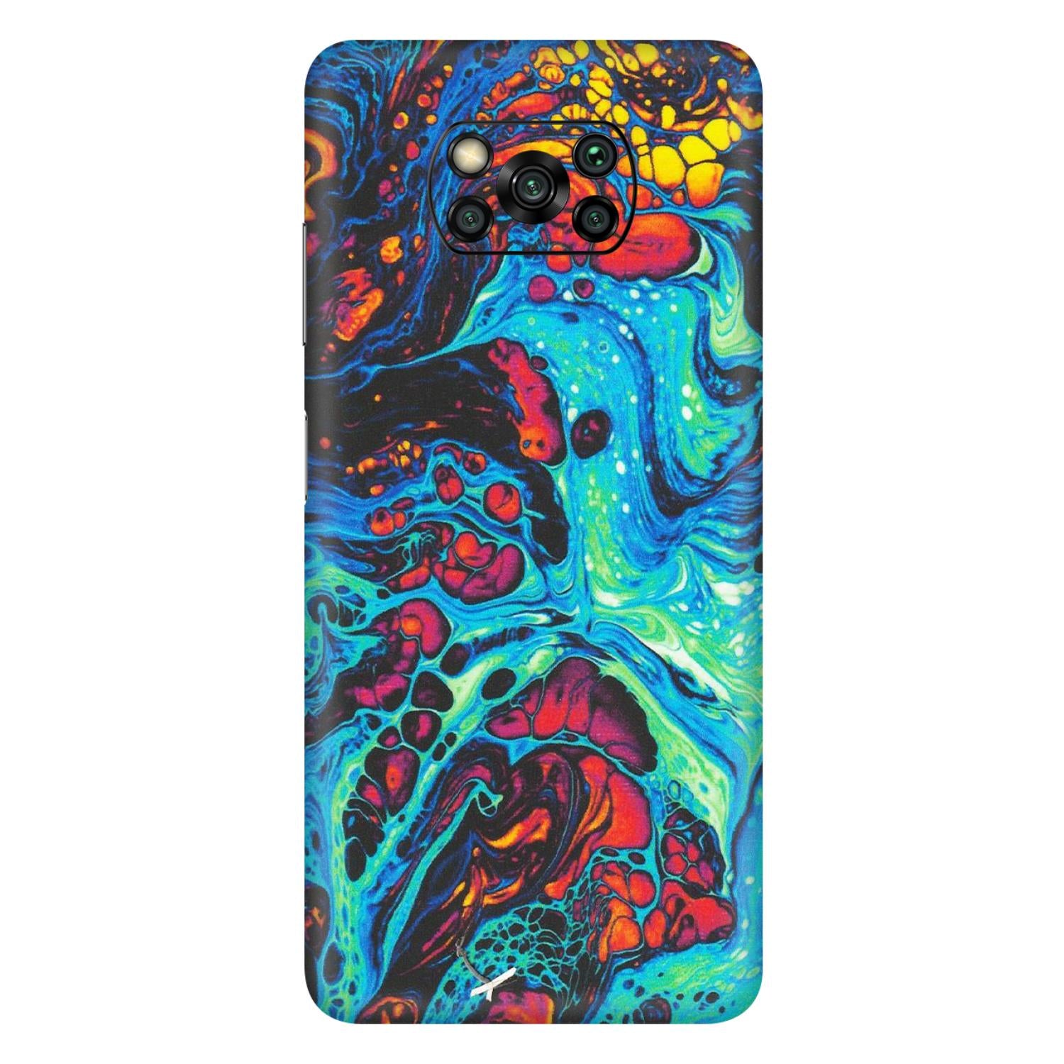 POCO Phone Skins (All Models) - Majestic Galactic Marbel - Matte Finish (M-85) Poco X3 PRO