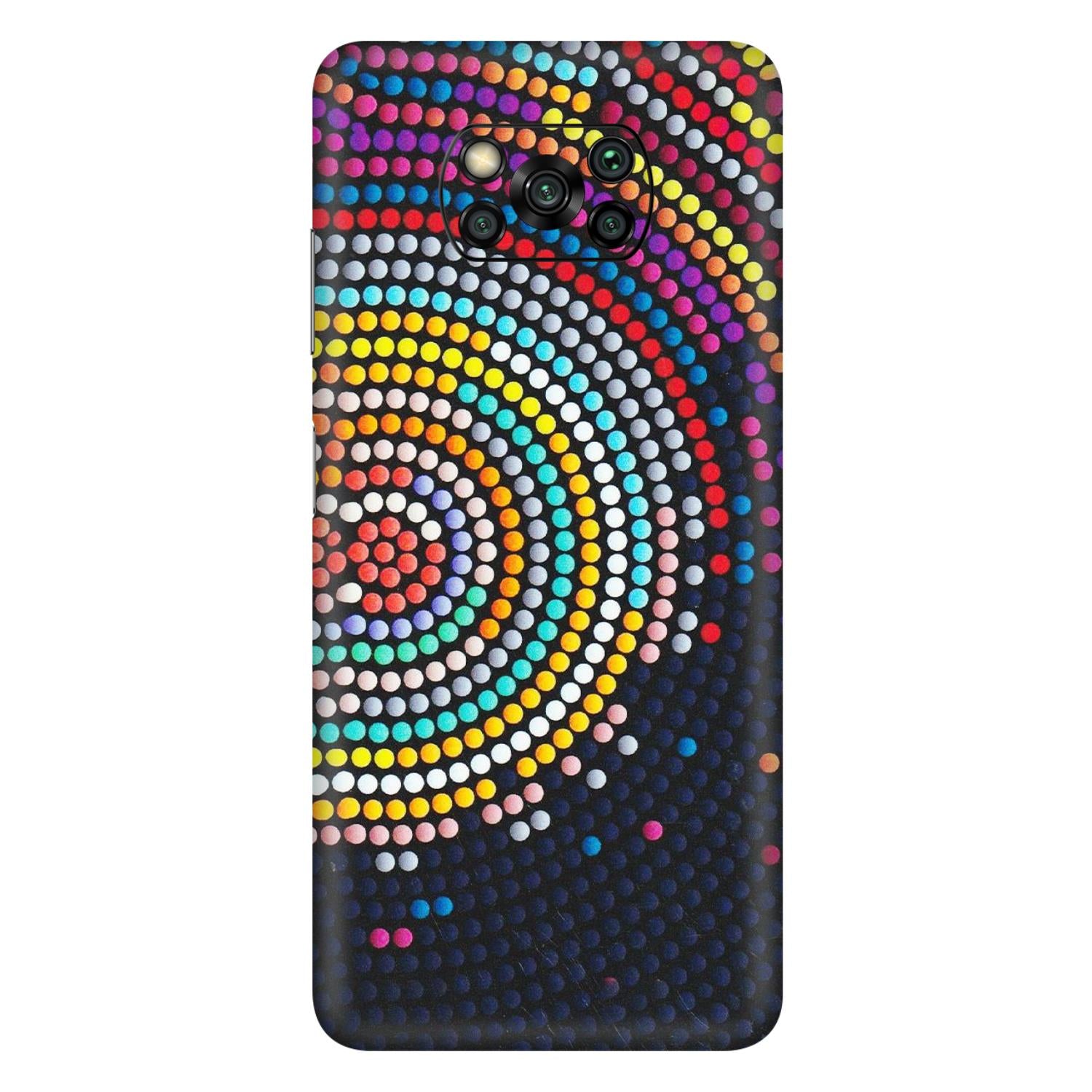 POCO Phone Skins (All Models) - Rainbow Dot Mandala - Matte Finish (M-97) Poco X3 PRO