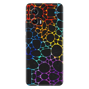 POCO Phone Skins (All Models) - Abstract Art MultiColour - 3D Embossed Finish (L-133) Poco X4 GT (5G)