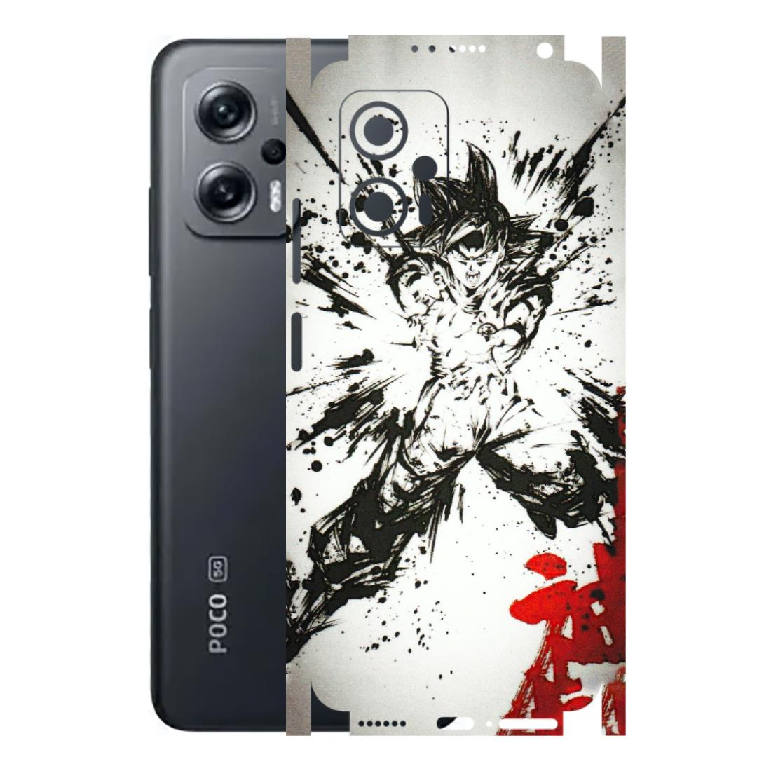POCO Phone Skins (All Models) - DBZ - 3D Embossed Finish (L-206) Poco X4 GT (5G)