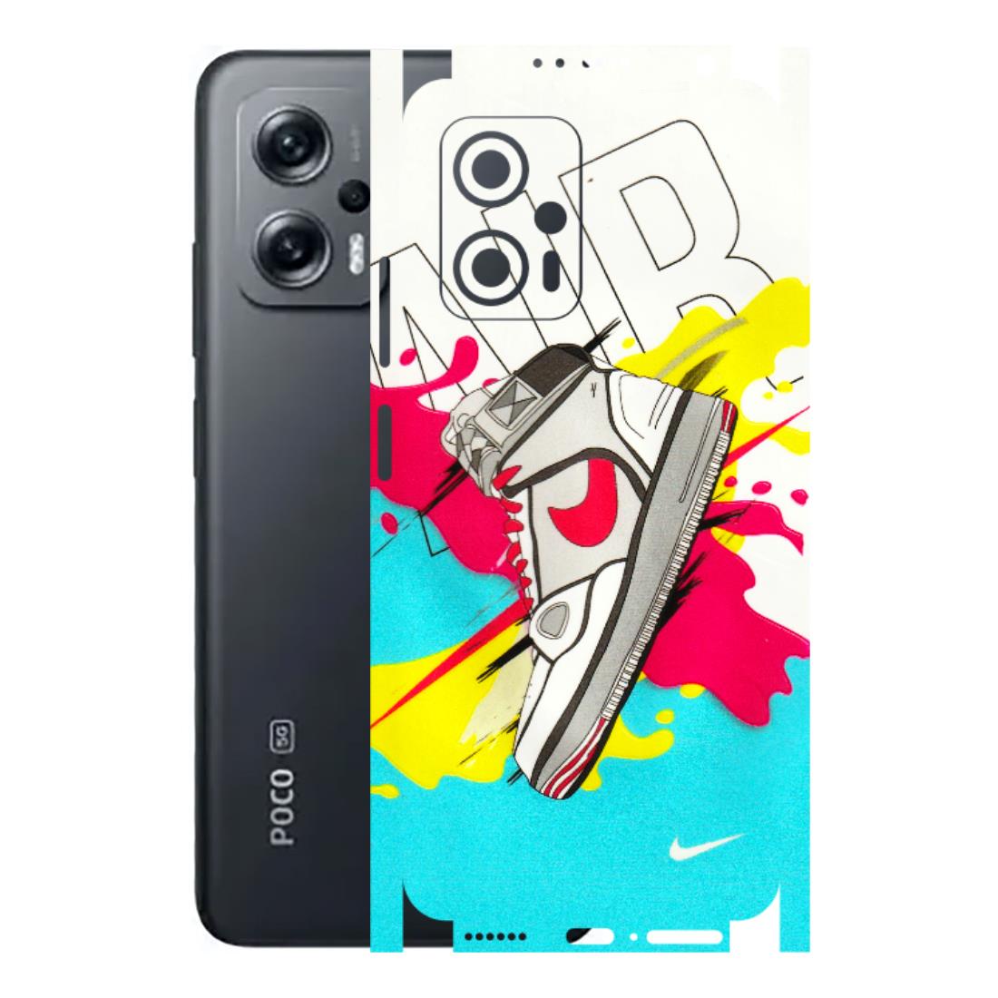 POCO Phone Skins (All Models) - Sneaker - 3D Embossed Finish (L-207) Poco X4 GT (5G)