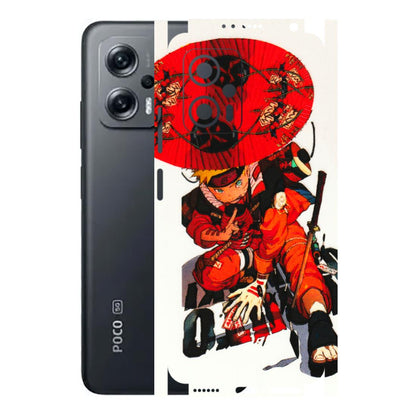 POCO Phone Skins (All Models) - Naruto - 3D Embossed Finish (L-208) Poco X4 GT (5G)