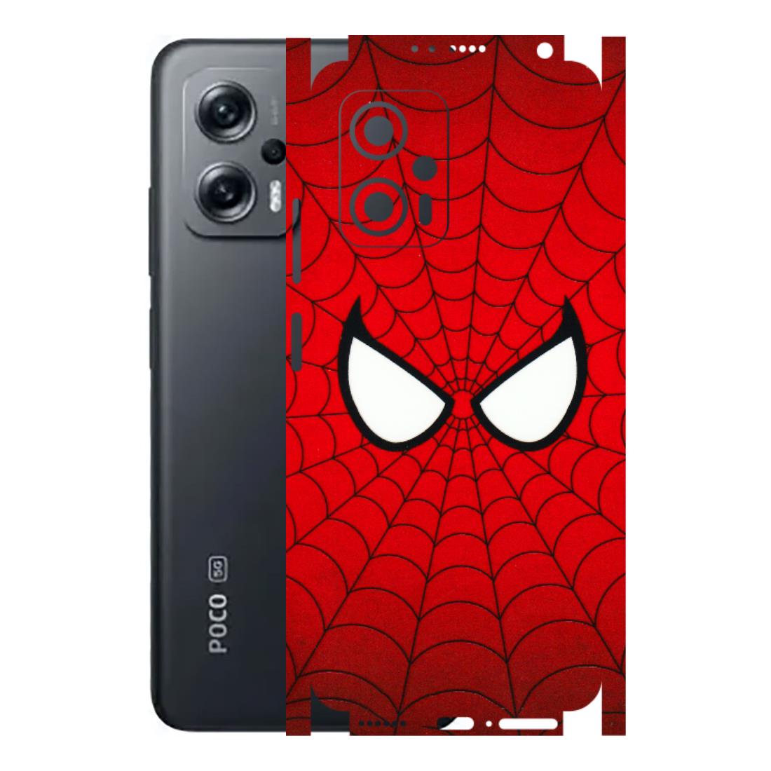 POCO Phone Skins (All Models) - Spidey Eyes - 3D Embossed Finish (L-257) Poco X4 GT (5G)