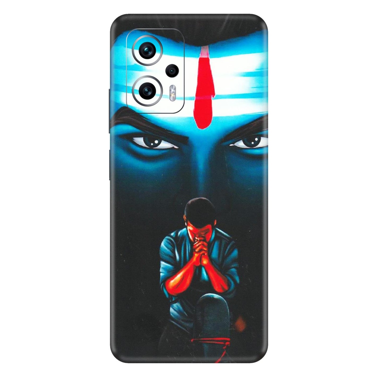 POCO Phone Skins (All Models) - Mahakal Bhakt - Matte Finish (M-112) Poco X4 GT (5G)