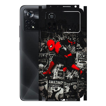 POCO Phone Skins (All Models) - SpiderMan New - 3D Embossed Finish (L-162) Poco X4 PRO (5G)