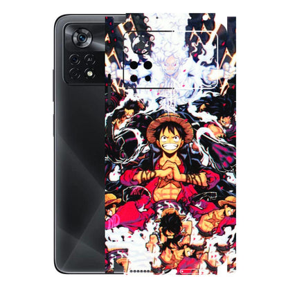 POCO Phone Skins (All Models) - Luffy Anime Character - 3D Embossed Finish (L-203) Poco X4 PRO (5G)