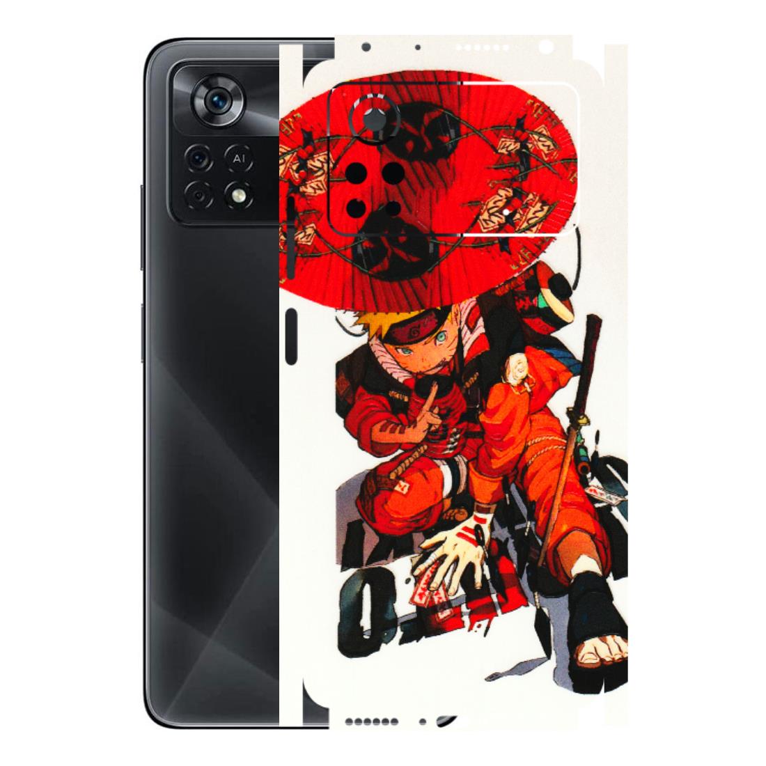 POCO Phone Skins (All Models) - Naruto - 3D Embossed Finish (L-208) Poco X4 PRO (5G)