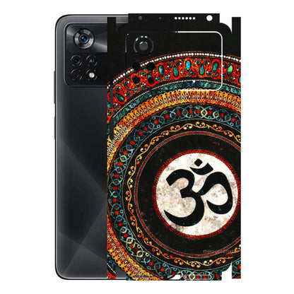 POCO Phone Skins (All Models) - Aum Chant Abstract - 3D Embossed Finish (L-42) Poco X4 PRO (5G)