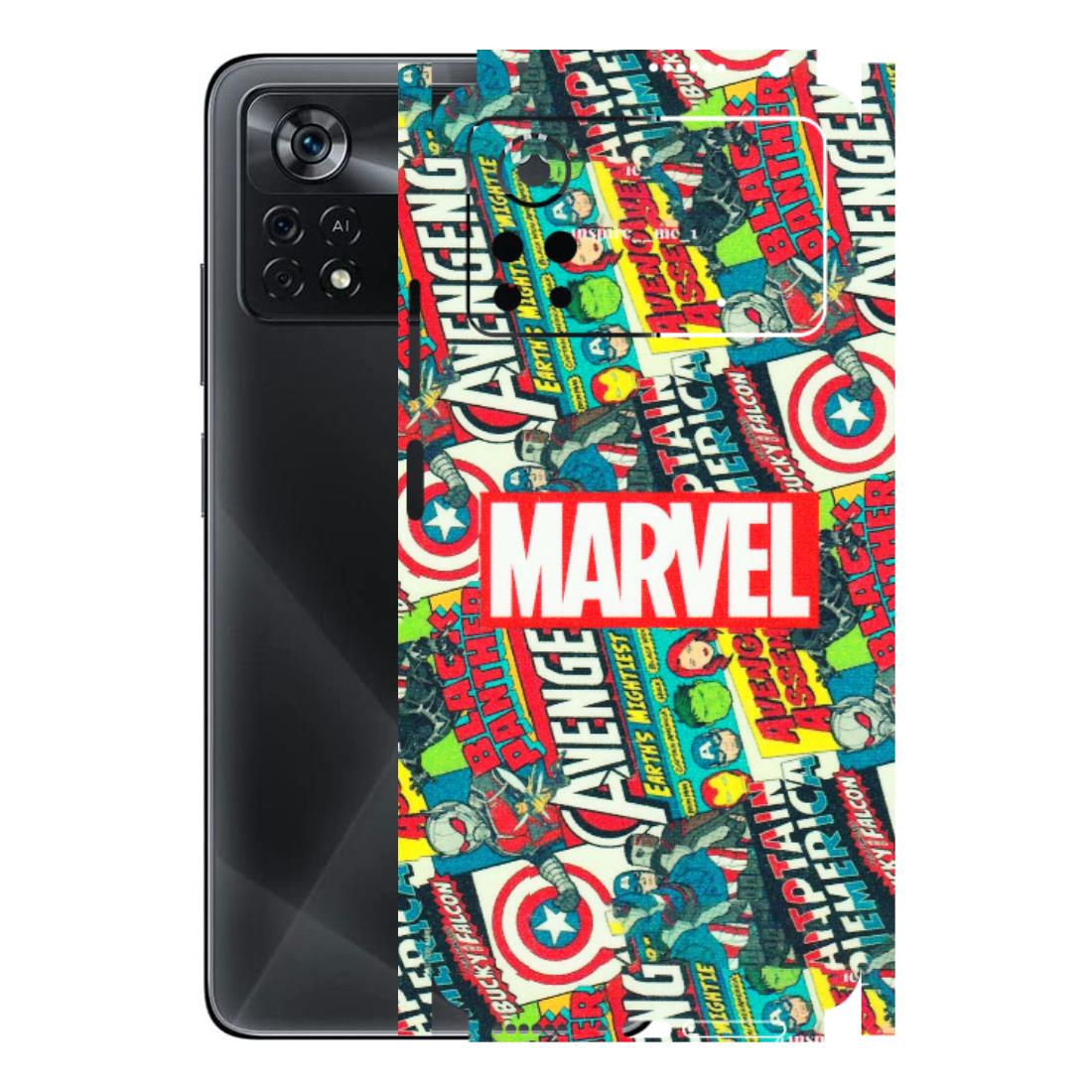 POCO Phone Skins (All Models) - Marvel Comic Lover - Matte Finish (M-30) Poco X4 PRO (5G)