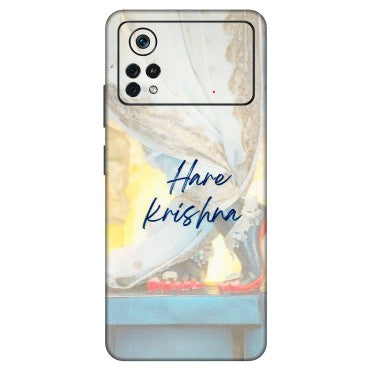 POCO Phone Skins (All Models) - Hare Krishna - 3D Embossed Finish (L-03) Poco X4 PRO (5G)
