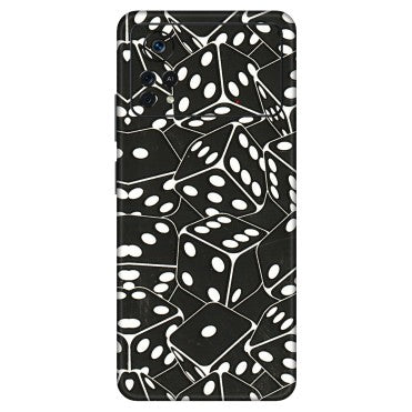 POCO Phone Skins (All Models) - Big Black Dices - 3D Embossed Finish (L-106) Poco X4 PRO (5G)