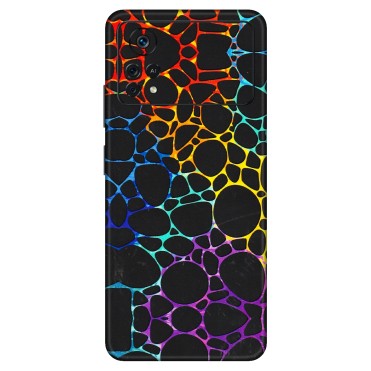 POCO Phone Skins (All Models) - Abstract Art MultiColour - 3D Embossed Finish (L-133) Poco X4 PRO (5G)