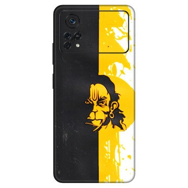 POCO Phone Skins (All Models) - Bajrangbali - 3D Embossed Finish (L-151) Poco X4 PRO (5G)