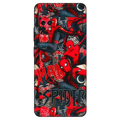 POCO Phone Skins (All Models) - SpiderMan Cool - 3D Embossed Finish (L-188) Poco X4 PRO (5G)