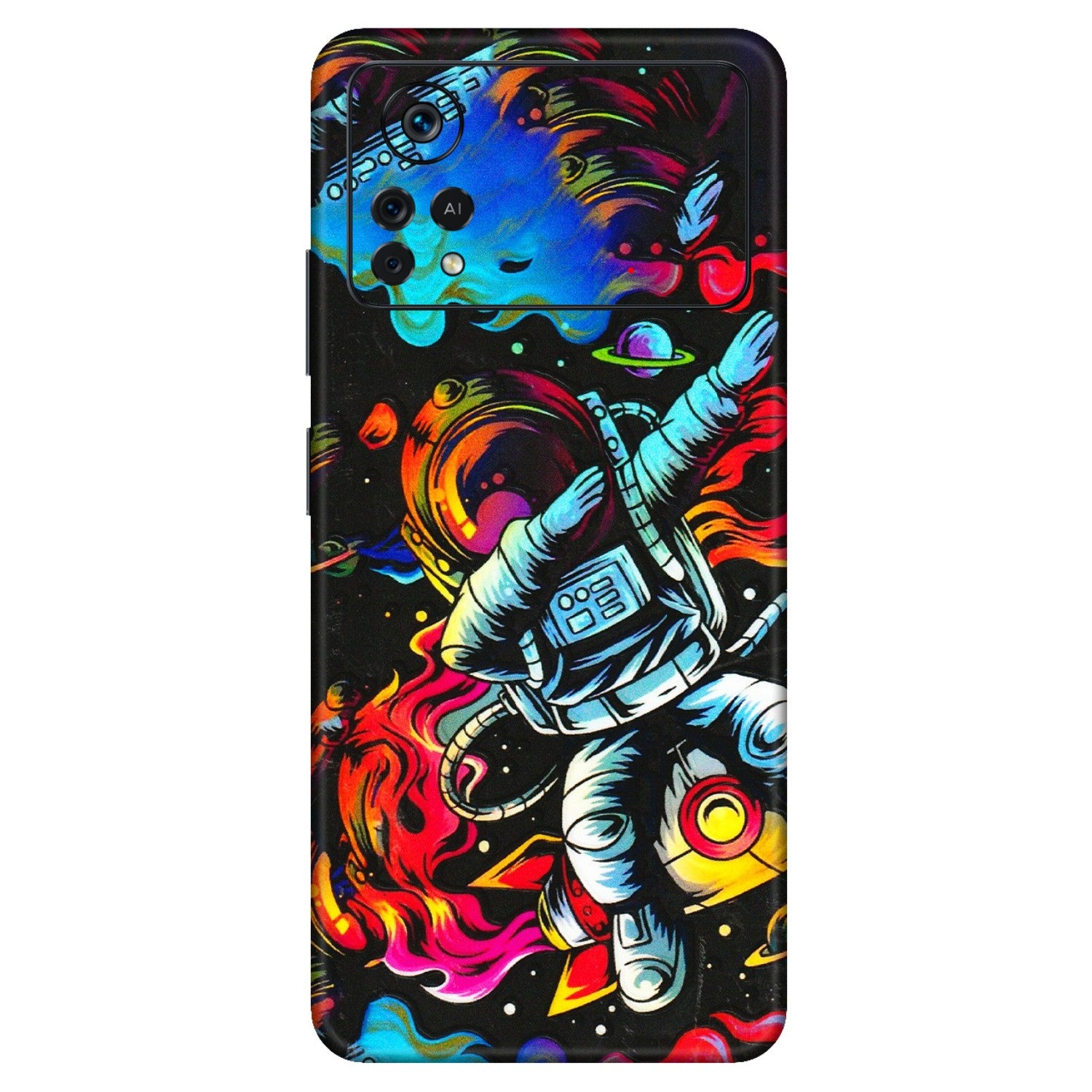 POCO Phone Skins (All Models) - Astronaut Dope - 3D Embossed Finish (L-191) Poco X4 PRO (5G)