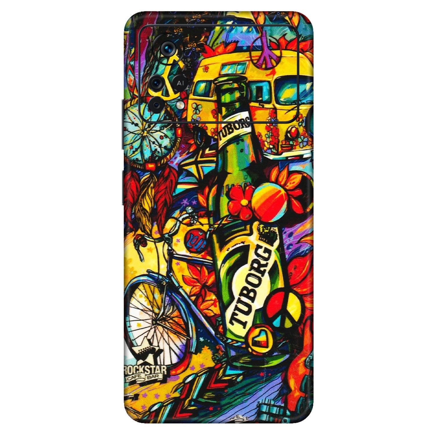 POCO Phone Skins (All Models) - Cool Beer Bottle - 3D Embossed Finish (L-193) Poco X4 PRO (5G)