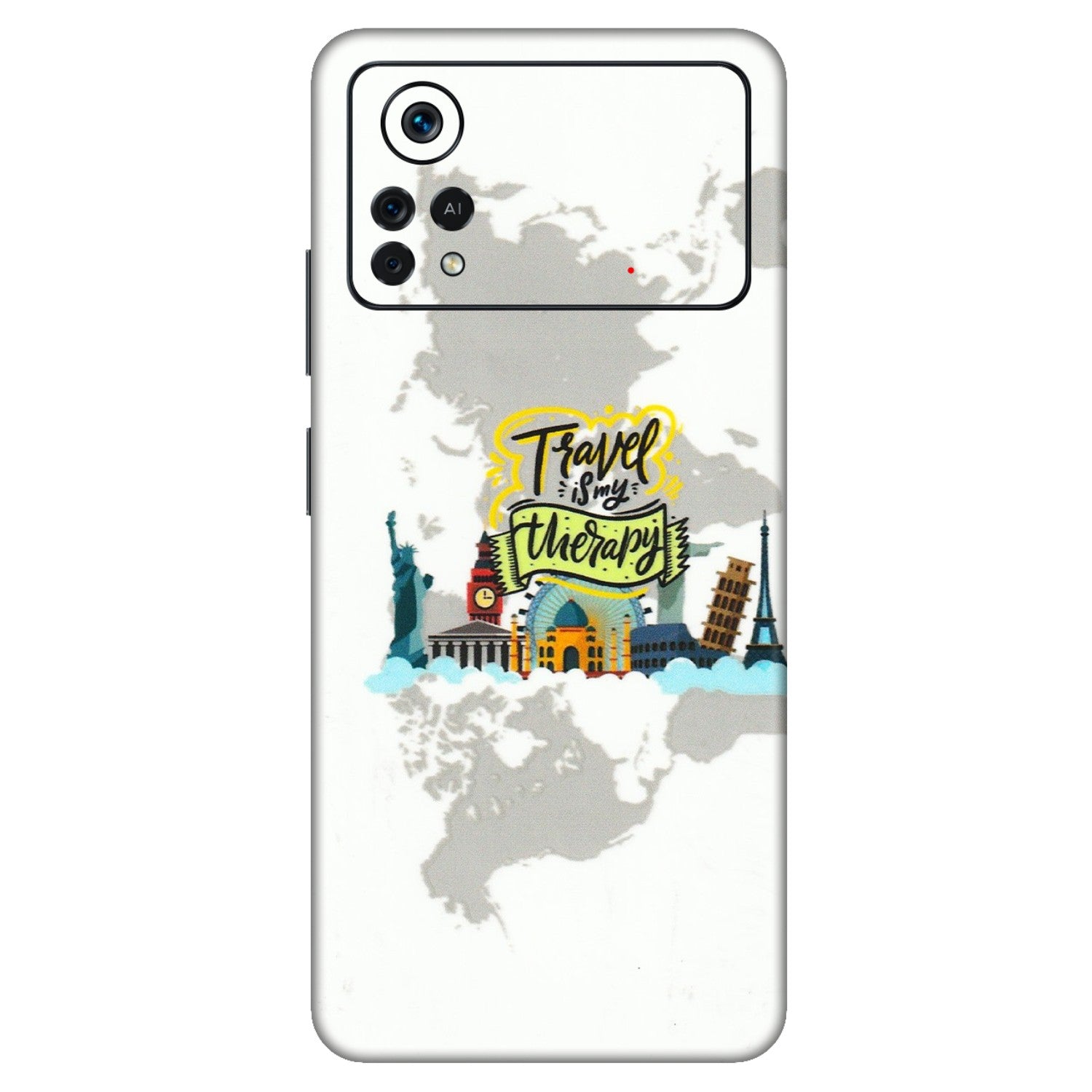 POCO Phone Skins (All Models) - Travel Therapy - 3D Embossed Finish (L-199) Poco X4 PRO (5G)