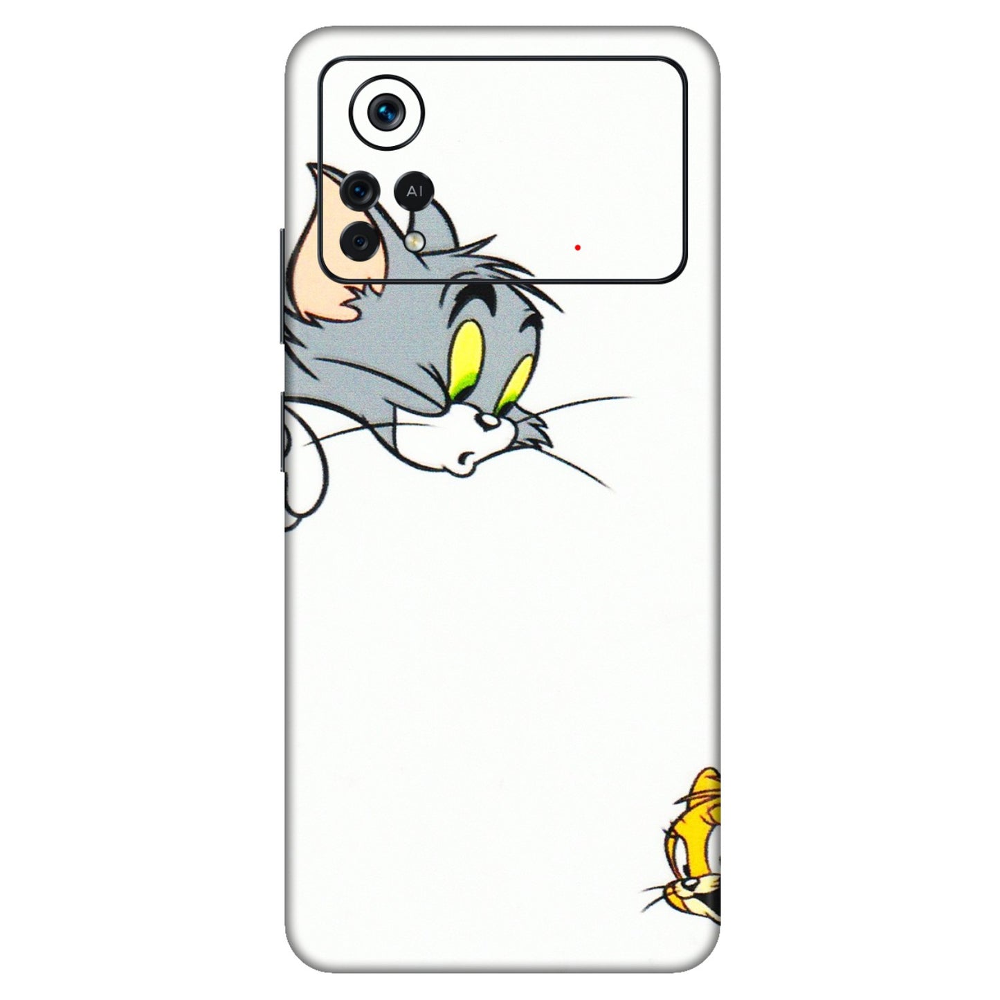 POCO Phone Skins (All Models) - Cute Tom And Jerry - 3D Embossed Finish (L-220) Poco X4 PRO (5G)