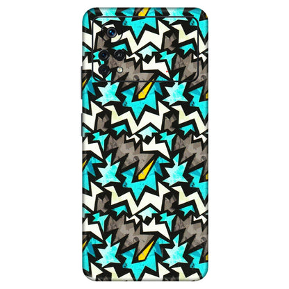 POCO Phone Skins (All Models) - Funky Zig Zag - 3D Embossed Finish (L-223) Poco X4 PRO (5G)