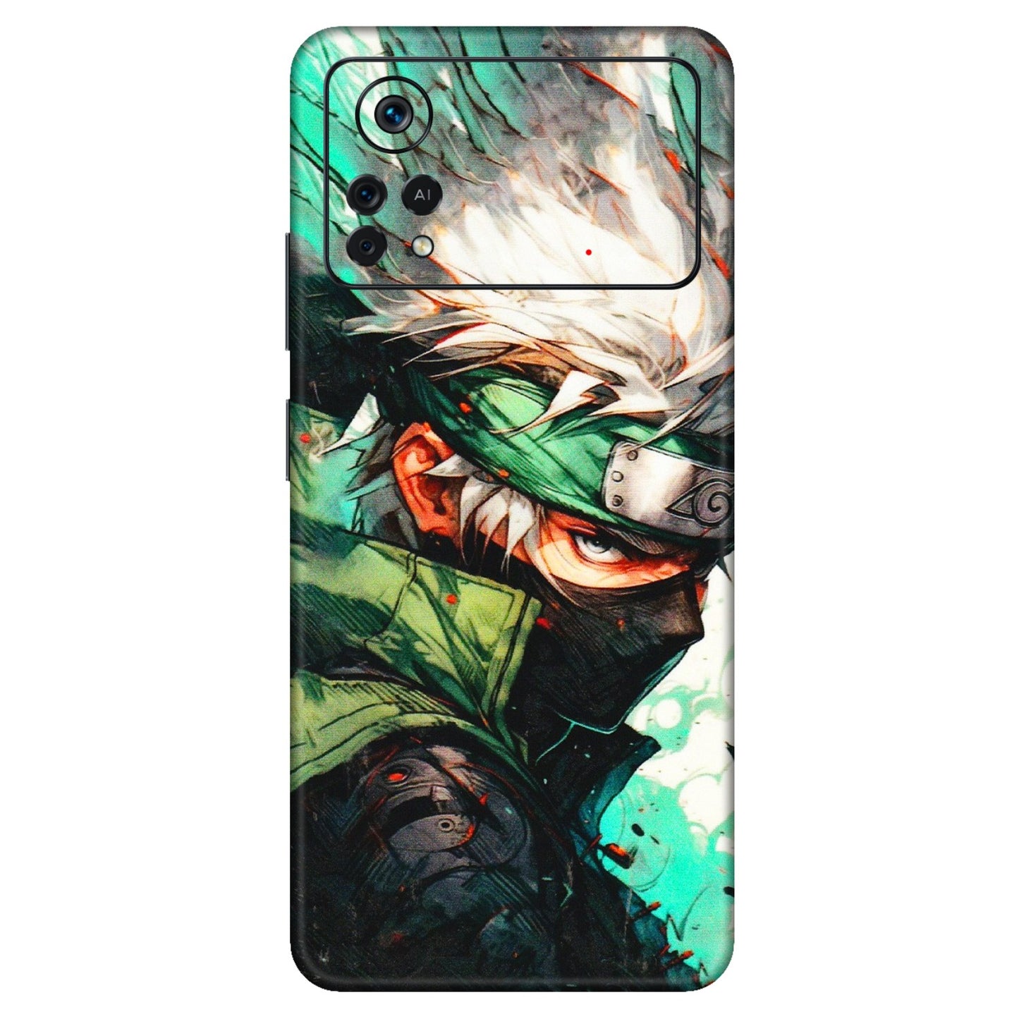 POCO Phone Skins (All Models) - Kakashi Side Profile - 3D Embossed Finish (L-249) Poco X4 PRO (5G)