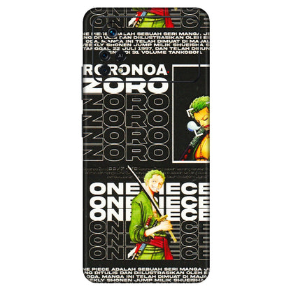 POCO Phone Skins (All Models) - One Piece Zoro - 3D Embossed Finish (L-250) Poco X4 PRO (5G)