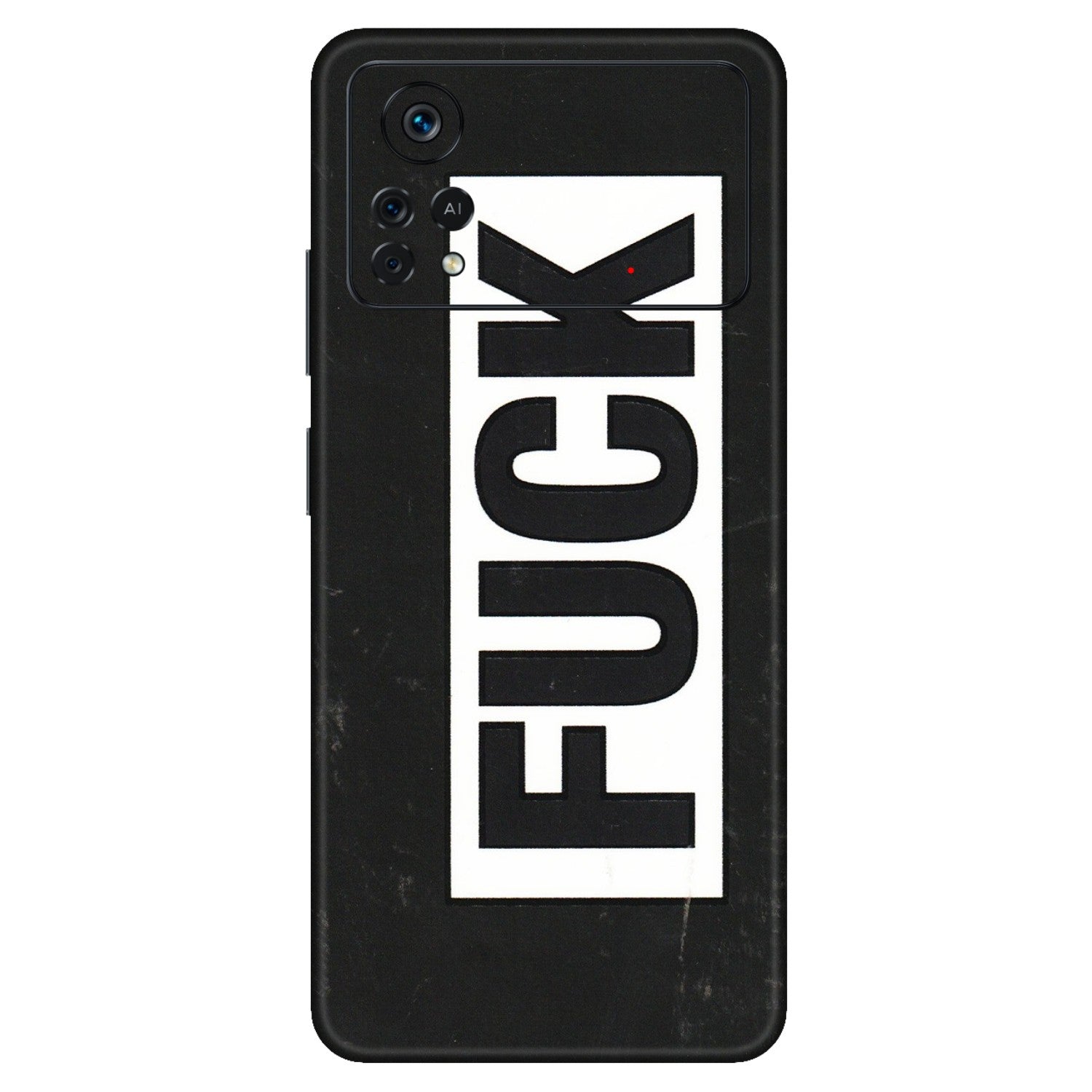 POCO Phone Skins (All Models) - The F Word - 3D Embossed Finish (L-255) Poco X4 PRO (5G)