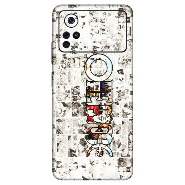 POCO Phone Skins (All Models) - One Piece Manga - 3D Embossed Finish (L-26) Poco X4 PRO (5G)