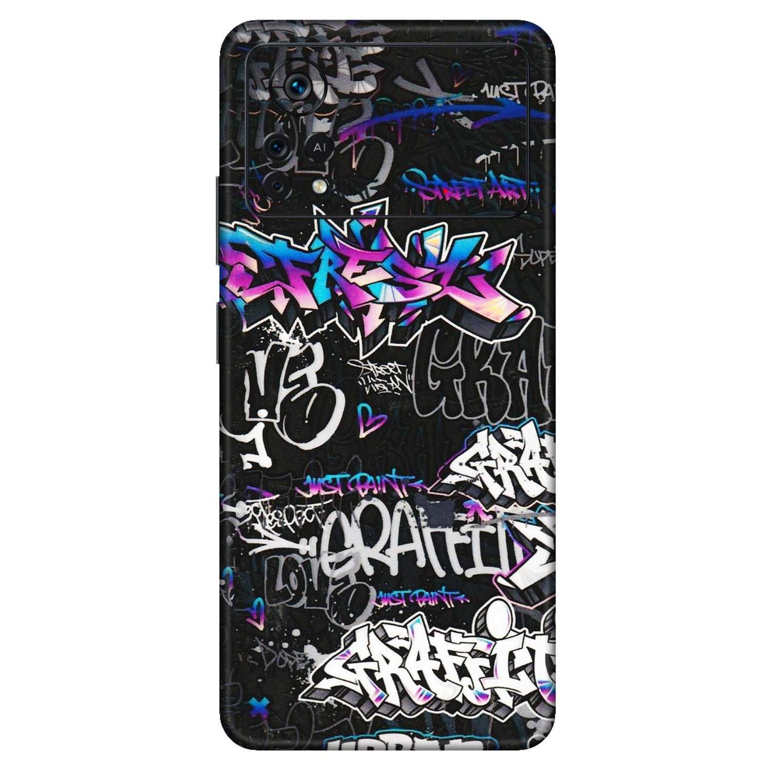 POCO Phone Skins (All Models) - Graffiti Killer - 3D Embossed Finish (L-274) Poco X4 PRO (5G)
