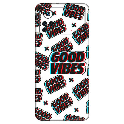 POCO Phone Skins (All Models) - Good Vibes - 3D Embossed Finish (L-282) Poco X4 PRO (5G)