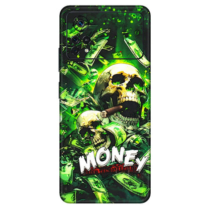 POCO Phone Skins (All Models) - Skull Money - 3D Embossed Finish (L-303) Poco X4 PRO (5G)