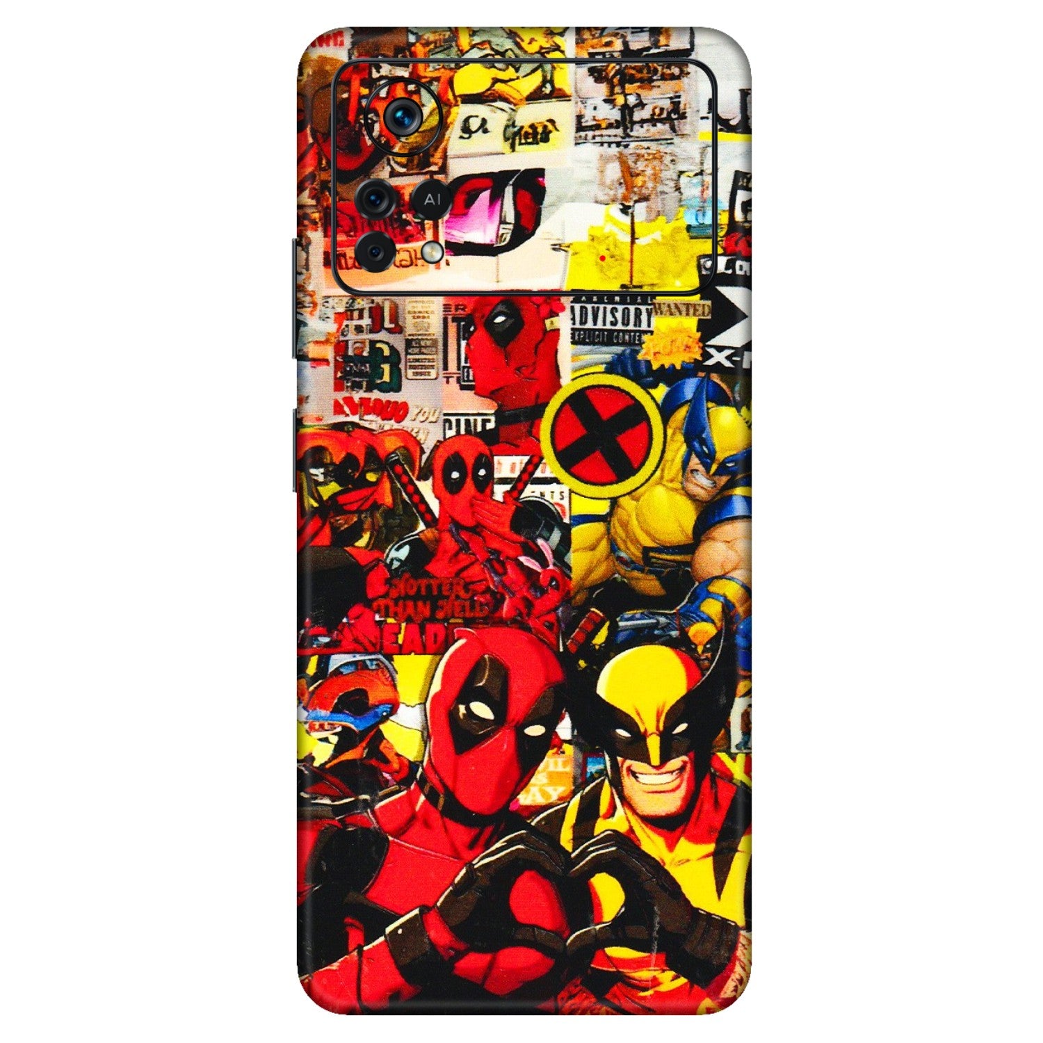 POCO Phone Skins (All Models) - Spidy Wolverine - 3D Embossed Finish (L-310) Poco X4 PRO (5G)