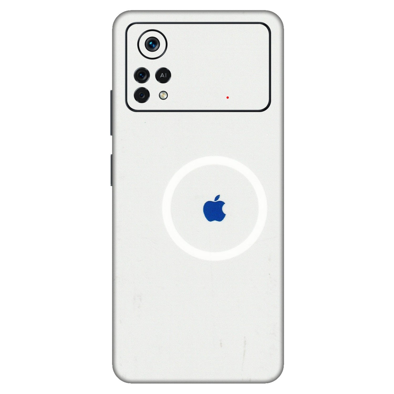 POCO Phone Skins (All Models) - iPhone Magsafe Logo - 3D Embossed Finish (L-320) Poco X4 PRO (5G)