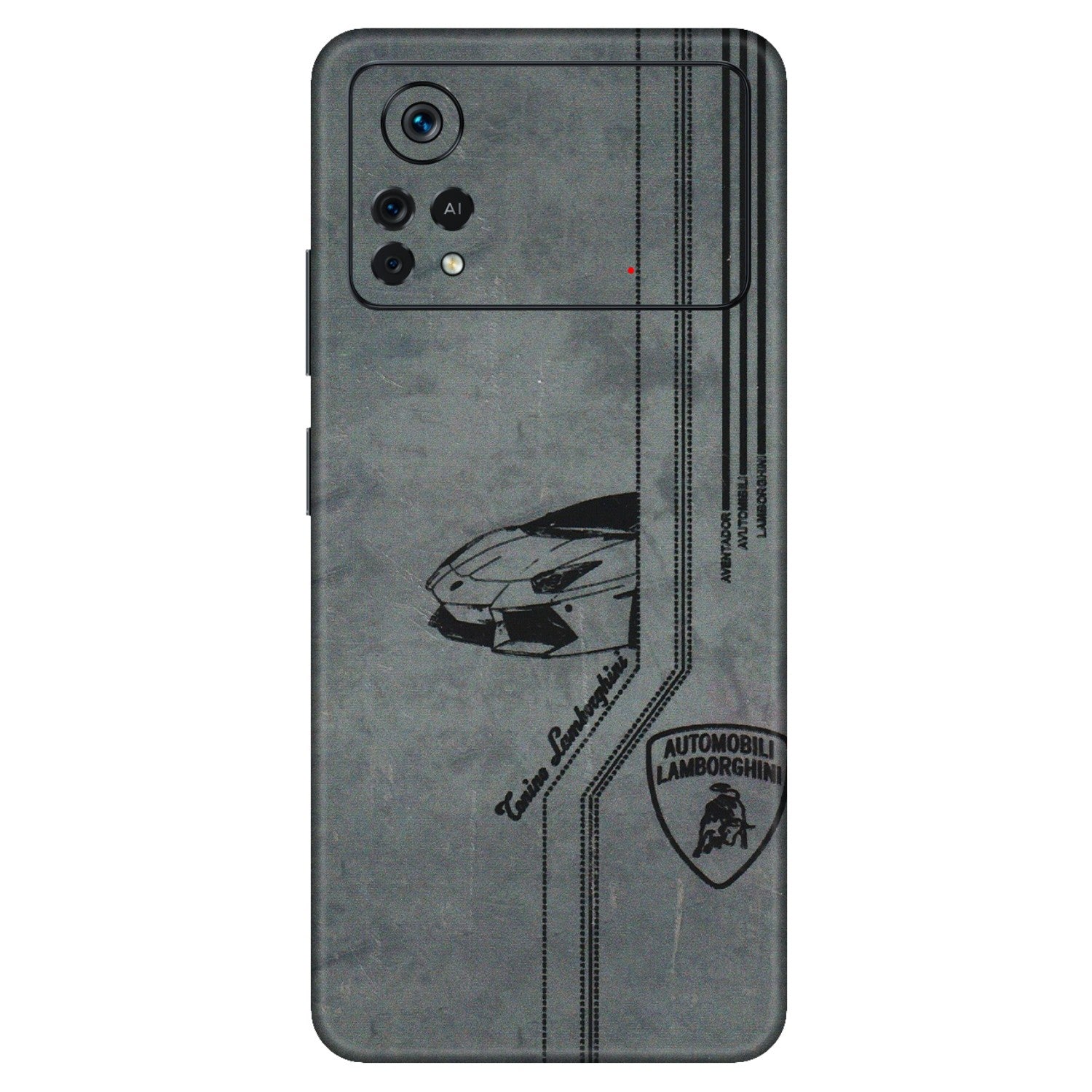 POCO Phone Skins (All Models) - New Lamborgini Aventador - 3D Embossed Finish (L-321) Poco X4 PRO (5G)