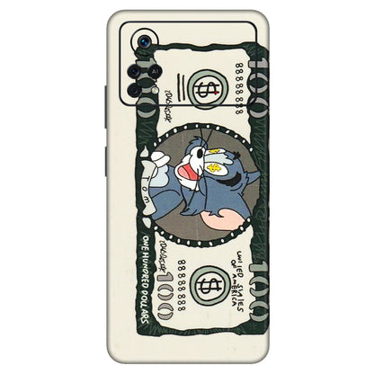 POCO Phone Skins (All Models) - Tom Hundred Dollar - 3D Embossed Finish (L-324) Poco X4 PRO (5G)