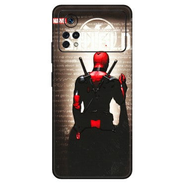 POCO Phone Skins (All Models) - Deadpool - 3D Embossed Finish (L-56) Poco X4 PRO (5G)